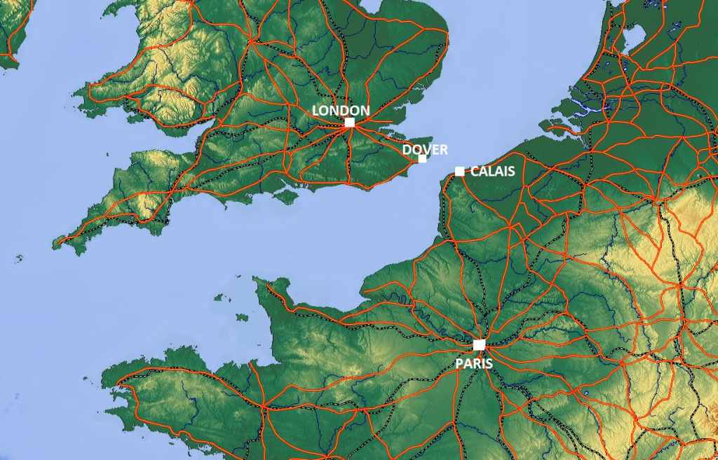 Distancia entre Calais y Dover ClickFerry Blog