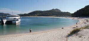 Playa de Rodas, en Illas Cíes
