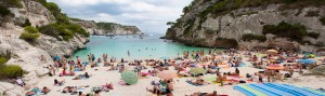 8 playas mundo cala macarelleta menorca