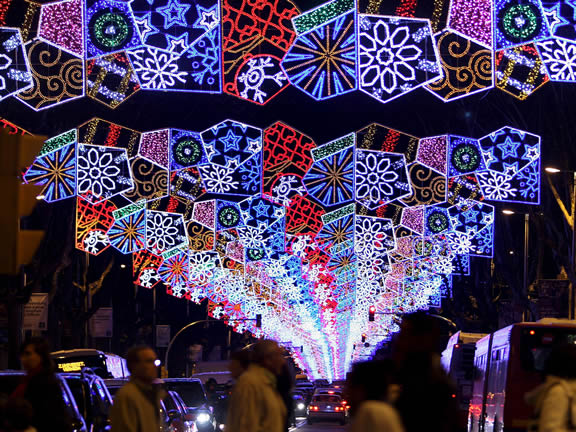 Alumbrado navideño en Barcelona