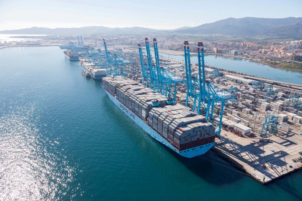 Bild des Fährhafens in Algeciras