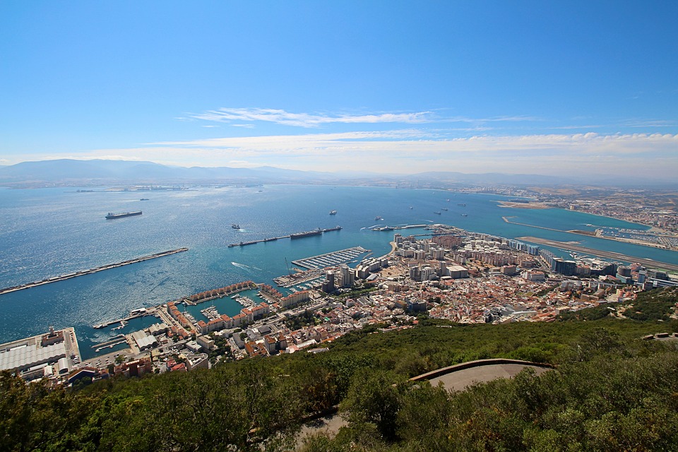 Image of the ferry terminal in Gibraltar