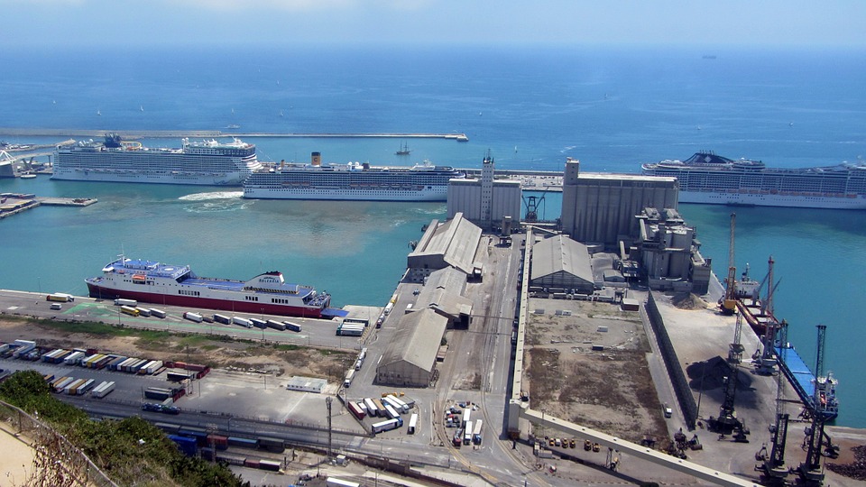 Imagen de la terminal de ferrys de Barcelona