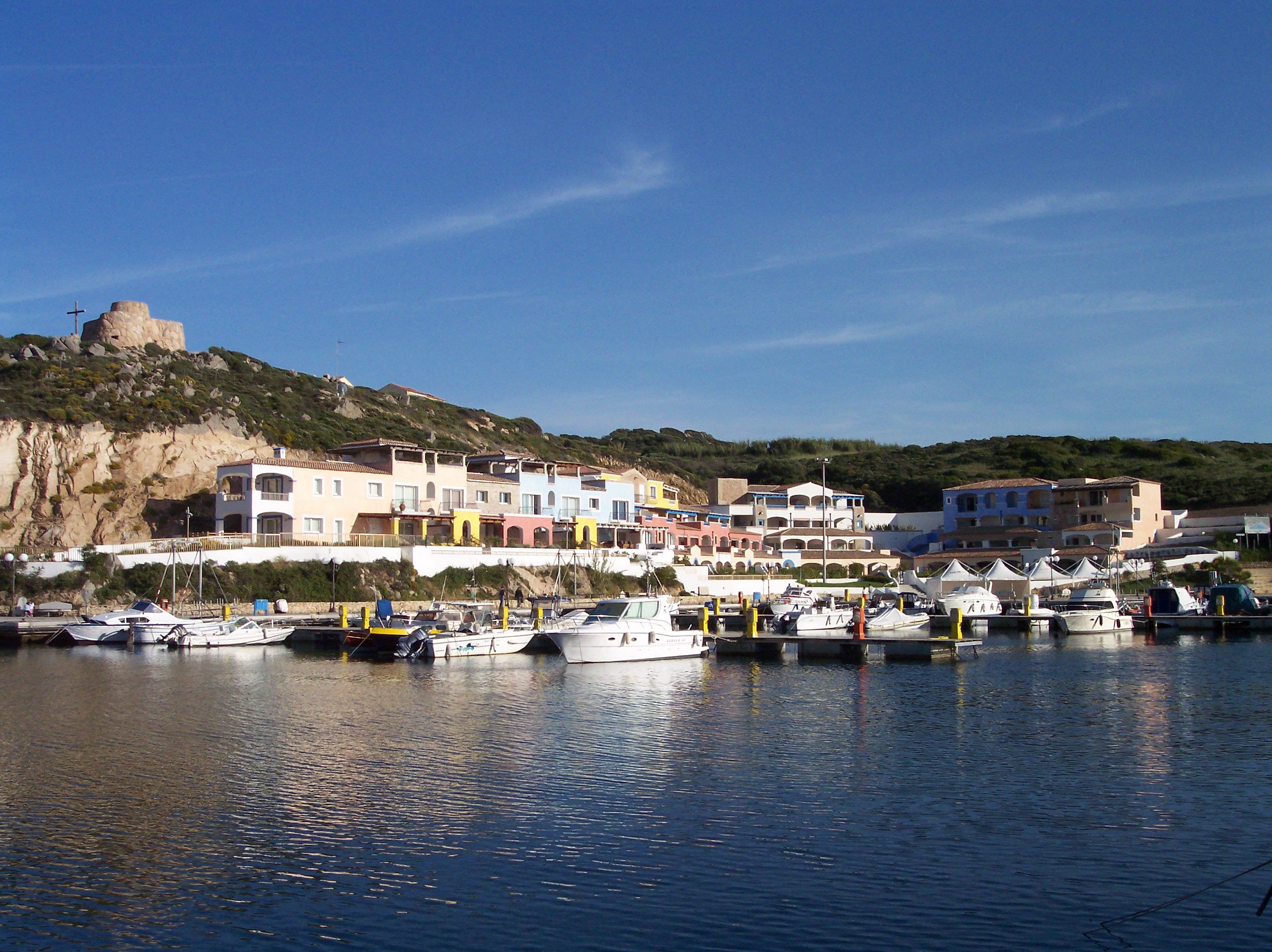 Image of the ferry terminal in Santa Teresa Gallura