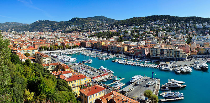 Bild des Fährhafens in Nizza