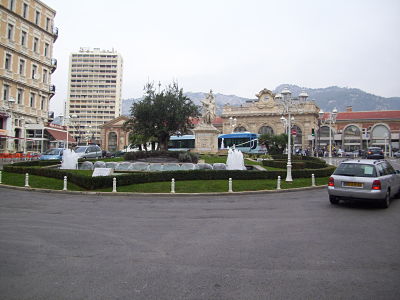 Image of the ferry terminal in Toulon