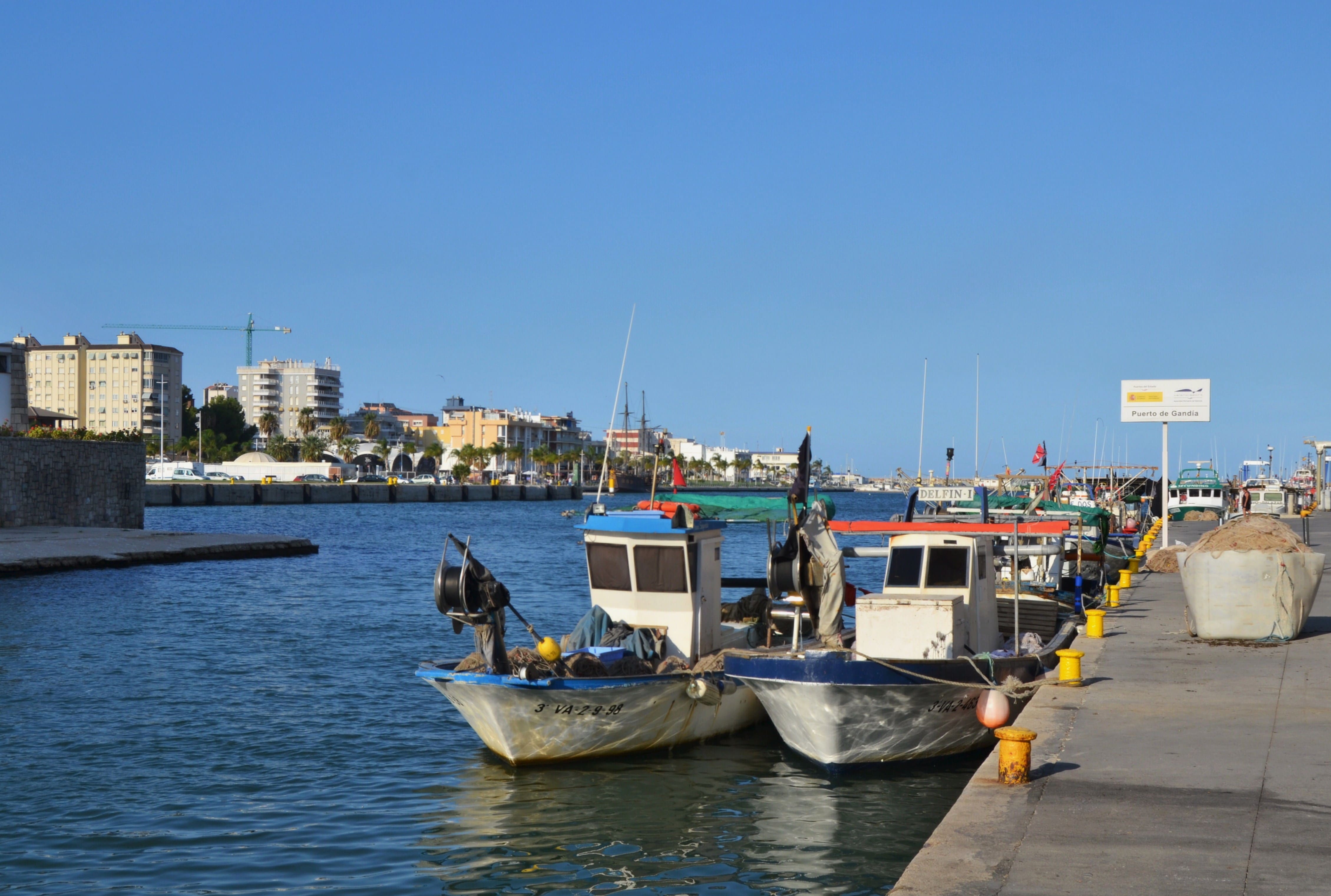 Image of the ferry terminal in Gandia