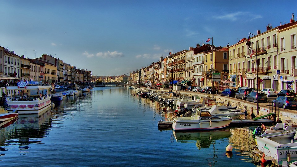 Bild des Fährhafens in Sète