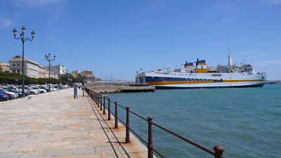 Bild des Fährhafens in Trapani