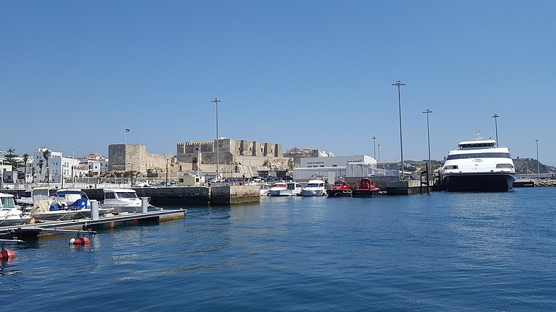 Image du terminal du ferry à Tarifa