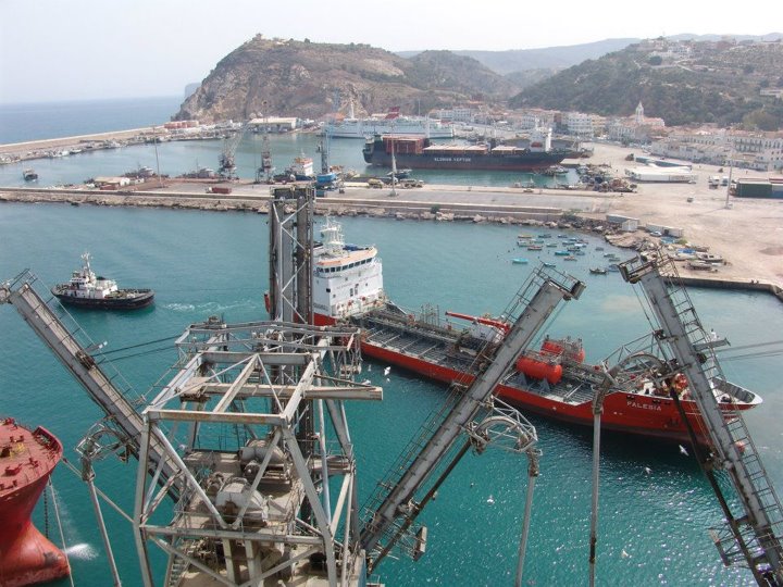Imagen de la terminal de ferrys de Ghazaouete
