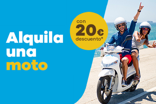 Imagen de Exclusivo Clickferry: descuento de 20 € en tu alquiler de moto