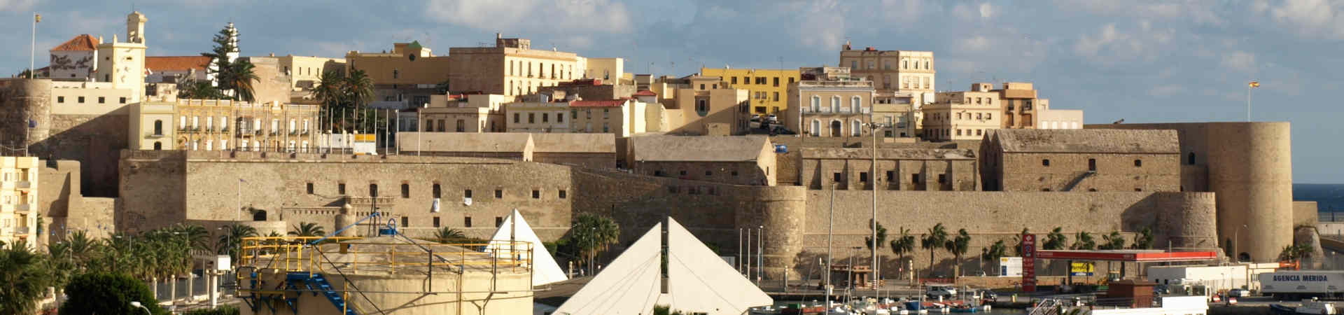 Imatge recurs del port de destinació Melilla per a la ruta en ferry Almeria - Melilla