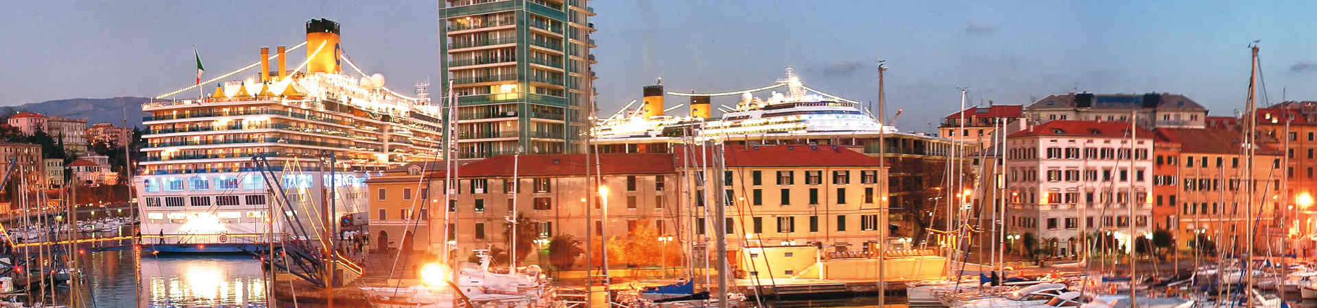 Immagine del porto di arrivo Savona per la rotta traghetto Bastia - Savona