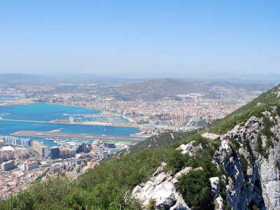Illustrative Abbildung des Fährziels Gibraltar