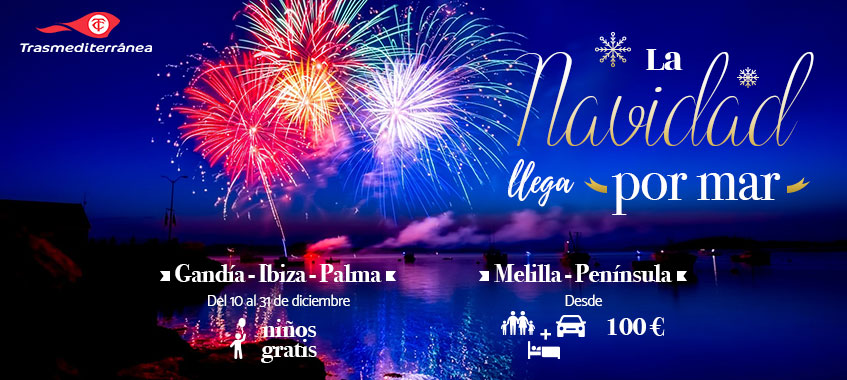 Imagen de La navidad llega por mar con Trasmediterranea