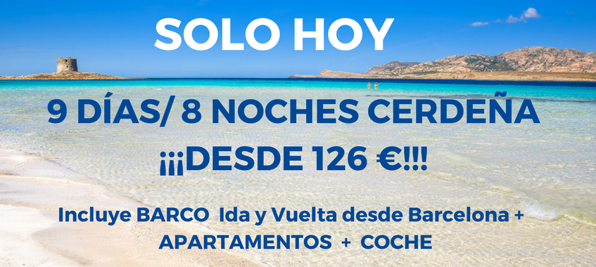 Imagen de ¡SÓLO HOY! Vacaciones de ensueño en Cerdeña desde 129€