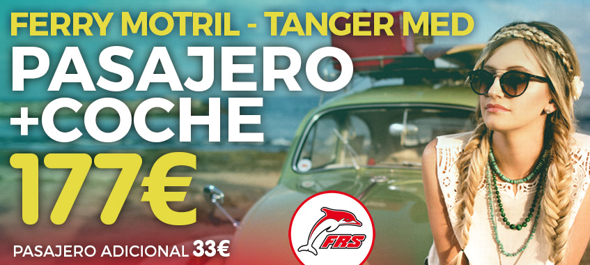Imagen de Ferry a Tánger con tu coche por sólo 177 €
