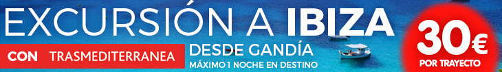 Imagen de Excursión a Ibiza desde Gandía desde 30€ por trayecto | Billetes de Ferry Online | Barco Barato