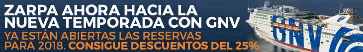 Imagen de Reserva tu billete con GNV y consigue 25% de descuento | Billetes de Ferry Online | Barco Barato