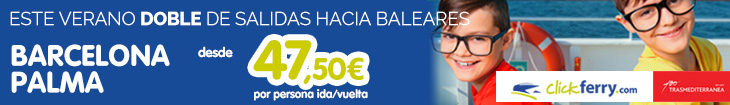 Imagen de Doble de salidas ferry Barcelona Palma con Trasmediterranea | Billetes de Ferry Online | Barco Barato
