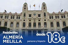 Imagen de Conexión en ferry Almería Melilla desde 18 euros | Billetes de Ferry Online | Barco Barato