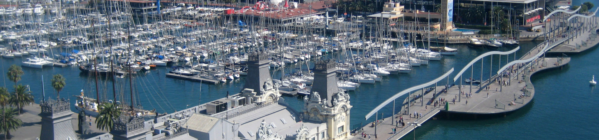 Imagen recurso del puerto de destino Barcelona para la ruta en ferry Ibiza - Barcelona