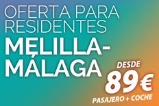 Imagen de Melilla-Málaga Especial Residentes | Billetes de Ferry Online | Barco Barato
