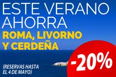 Imagen de Roma, Livorno y Cerdeña con un 20% de descuento | Billetes de Ferry Online | Barco Barato