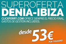 Imagen de OFERTA DENIA-IBIZA DESDE 53 € | Billetes de Ferry Online | Barco Barato