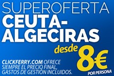 Imagen de OFERTA CEUTA-ALGECIRAS DESDE 8 €. | Billetes de Ferry Online | Barco Barato