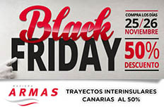 Imagen de Black Friday en Clickferry con Naviera Armas | Billetes de Ferry Online | Barco Barato