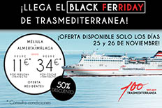 Imagen de Clickferry te trae el Black Friday de Trasmediterranea | Billetes de Ferry Online | Barco Barato