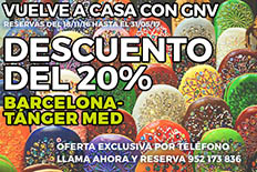 Imagen de Barcelona - Tánger Med con un 20% de descuento | Billetes de Ferry Online | Barco Barato