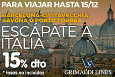 Imagen de Escápate a Italia con un 15% de descuento | Billetes de Ferry Online | Barco Barato