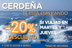 Imagen de Cerdeña con un 20% descuento si viajas martes y jueves | Billetes de Ferry Online | Barco Barato