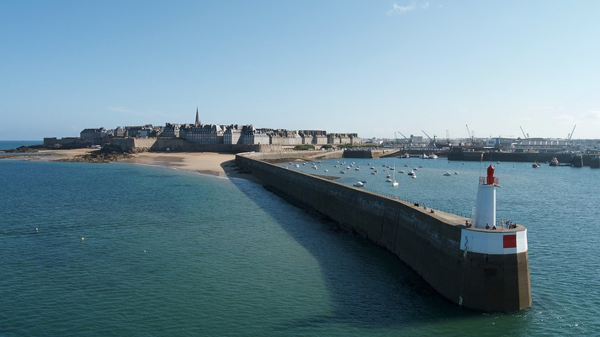 Imagen recurso del puerto de destino St Malo para la ruta en ferry Portsmouth - St Malo