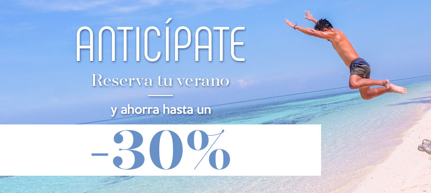 Imagen de Anticípate y ahorra hasta un 30%