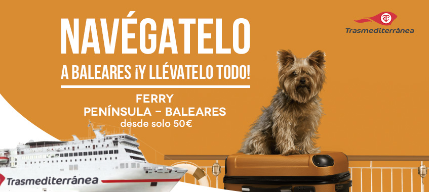 Imagen de Oferta Exclusiva para viajar a Baleares con Trasmediterranea