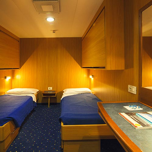 cabina doppia tirrenia