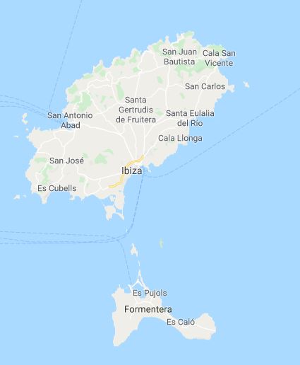 mappa ibiza formentera 