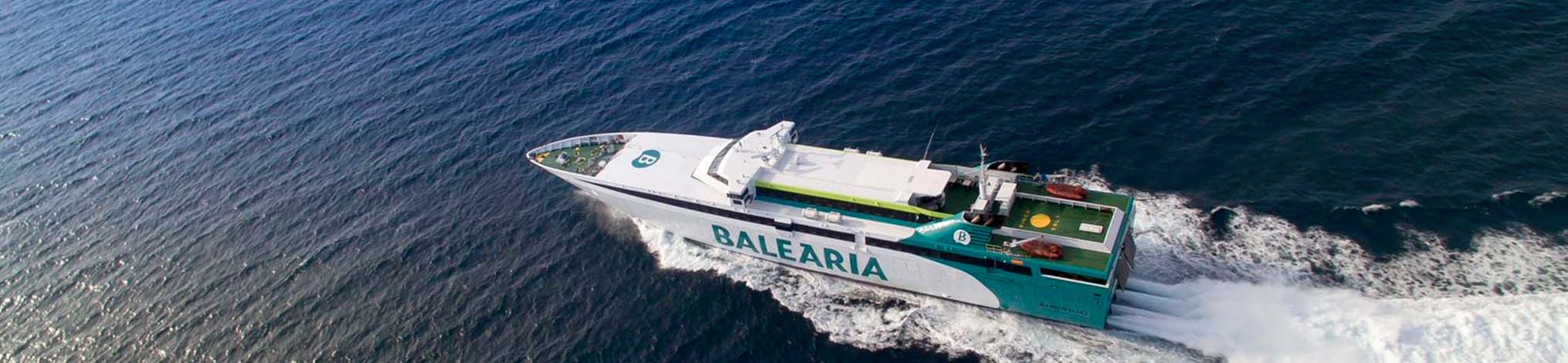 Imatge recurs del port de destinació Formentera per a la ruta en ferry Dénia - Formentera