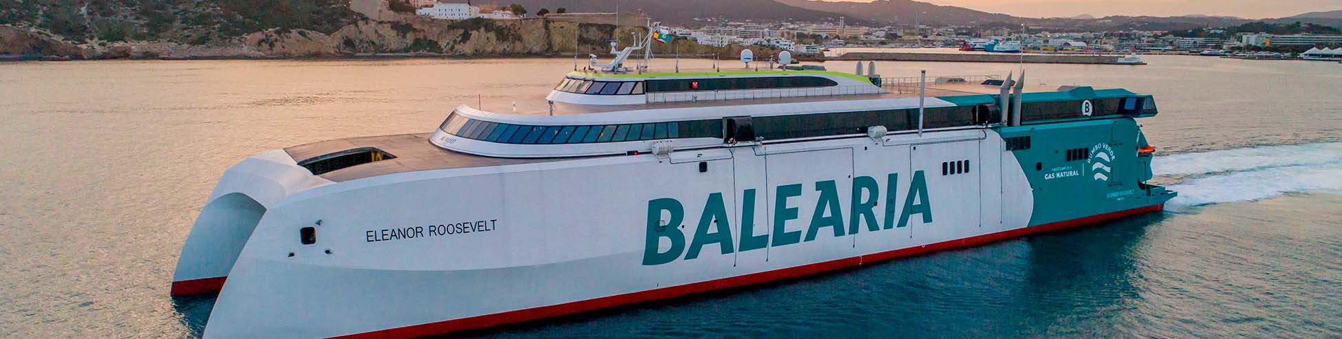 Immagine del porto di arrivo Denia per la rotta traghetto Formentera - Denia