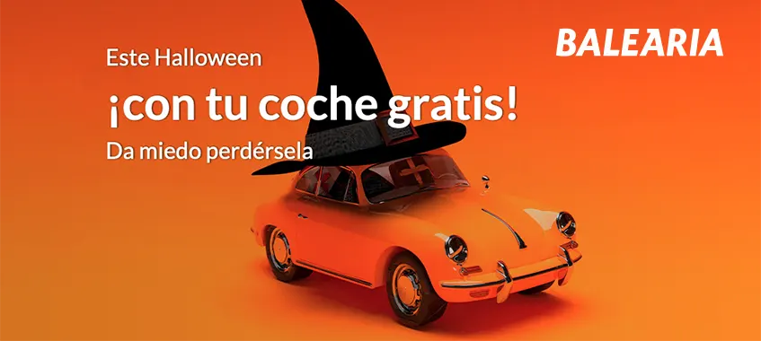 Imagen de ¡OFERTA FLASH! Reserva el 31/10 y el COCHE es GRATIS con Balearia. 