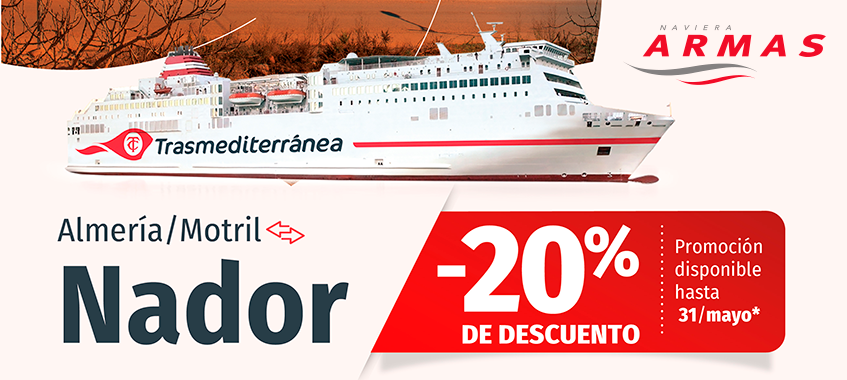 Imagen de Disfruta de tu verano en Nador y llévate un 20% de descuento en tu viaje