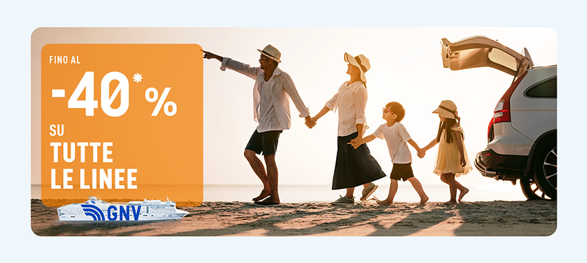 Immagine di Promo Flash GNV. Sardegna e Sicilia con il 40% di sconto