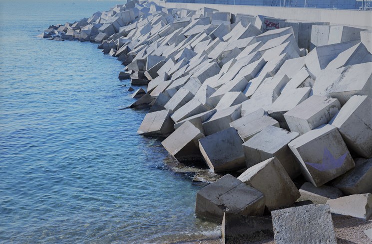 Imagen de la terminal de ferrys de La Graciosa (Caleta de Sebo)